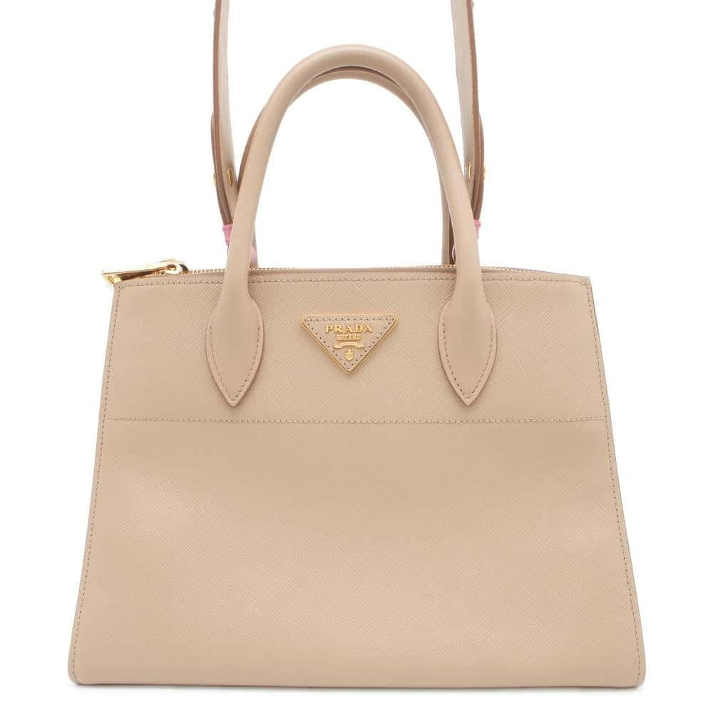 Prada Paradi Leather Handbag Shoulder Bag